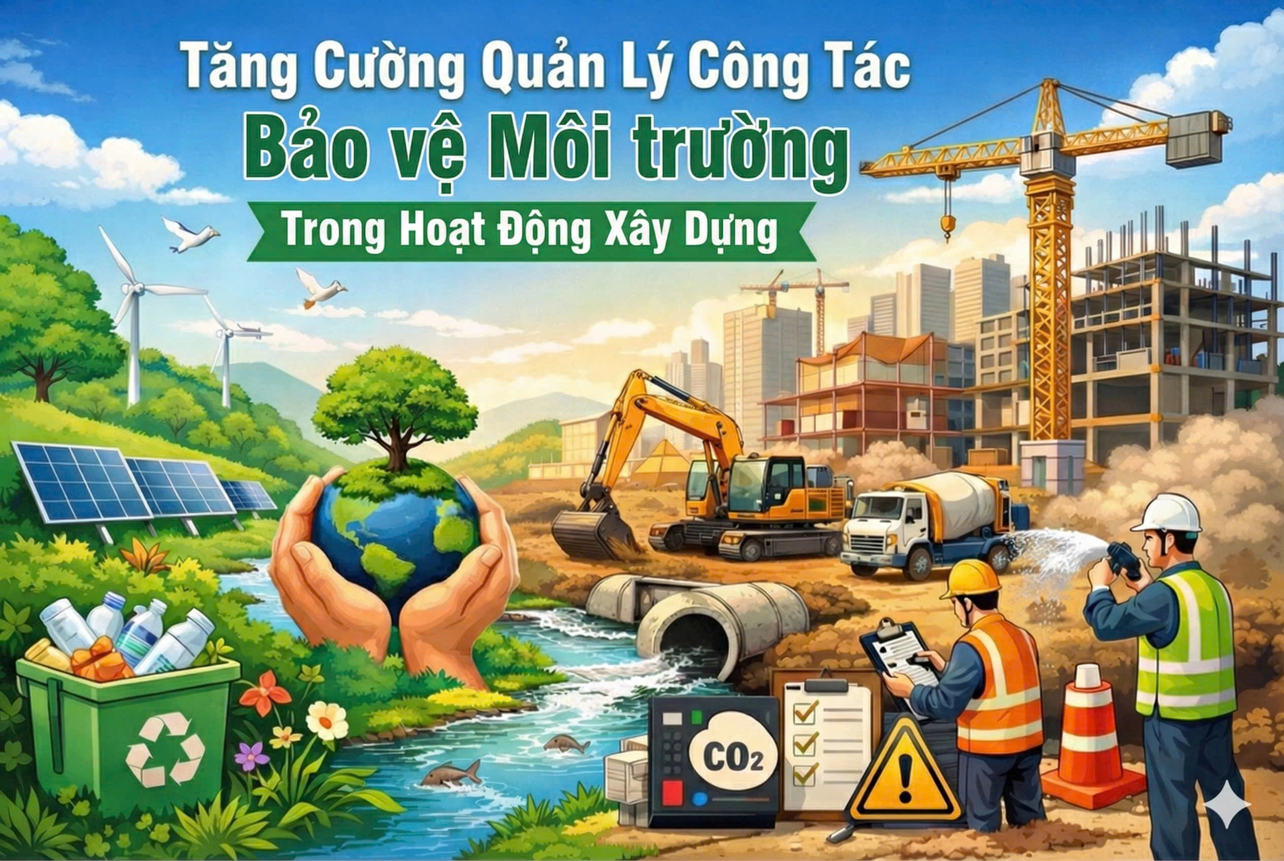 Tăng Cường Quản Lý Công Tác Bảo Vệ Môi Trường Trong Hoạt Động Xây Dựng